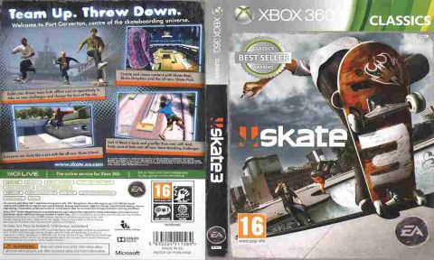 Игра Skate 3, Xbox 360, 176-75, Баград.рф